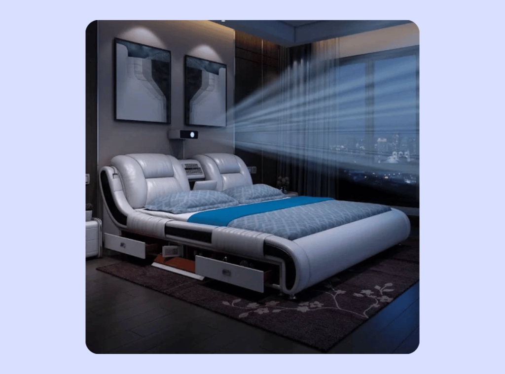 cama tecnológica, articulada, smart bed