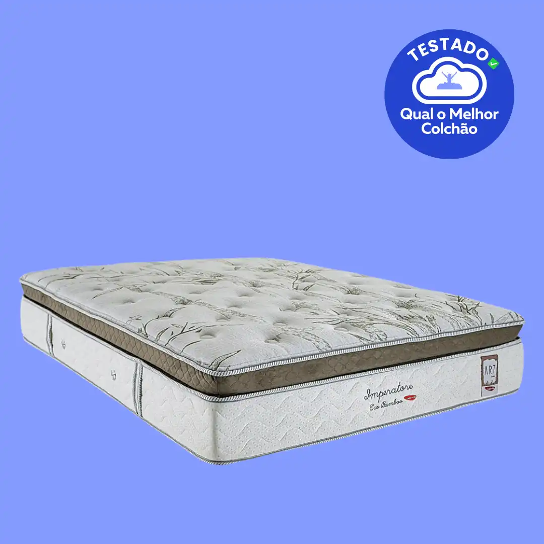 Colchão Queen Size Molas Ensacadas Imperatore Eco Bamboo 158x34x198 Herval