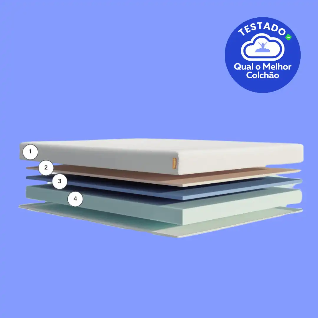 Colchão Casal Emma Duo Comfort - 10 anos de garantia, conforto ortopédico dupla face - 138x188cm