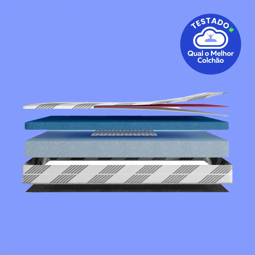 Colchão Duo - Casal 18cm - I wanna sleep - 1,38x1,88m - Espuma Alta Performance IWS Premium Dupla Face