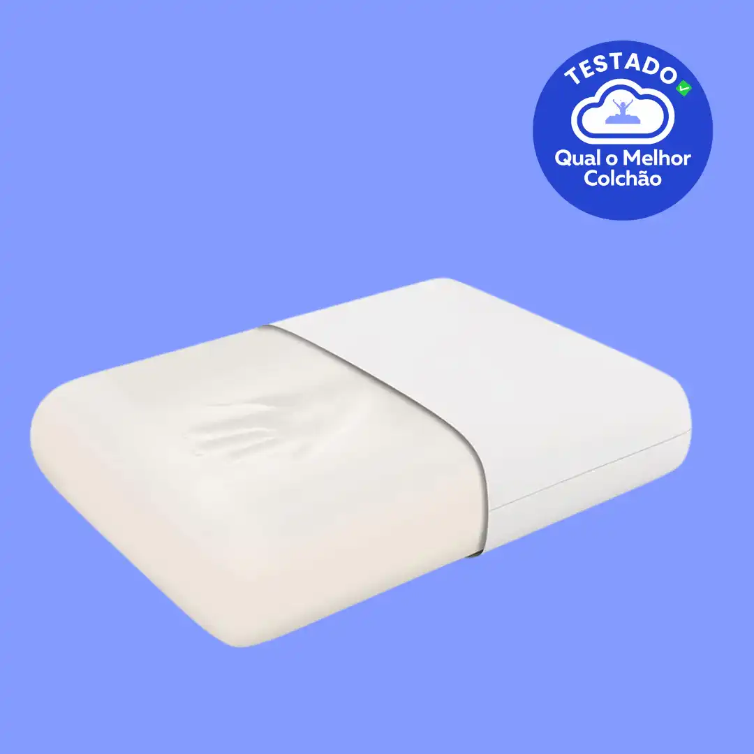 Travesseiro Memory Foam Original® NASA - I wanna sleep (1und, Altura Baixo - 11cm) Sensação de Conforto Única